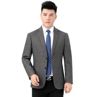 免修子身上 年格烫外中套商务休6601闲西装 高档毛料西服男士 秋冬季