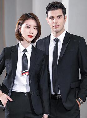 灰色服男套装女通勤新品职业气质公西务员店面试西装zz650129大码