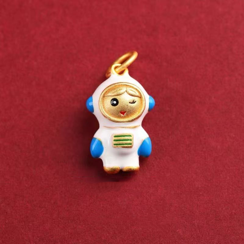 太空宇航员吊坠手链项链配饰