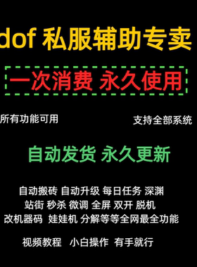 dNf地下城怀旧单机公益台服S服辅助科技站街自动搬砖永久送教程