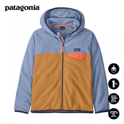 patagonia大童秋冬抓绒外套