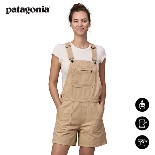 patagonia女士棉质工装背带裤