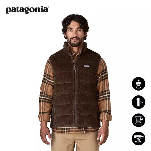 patagonia中性双面穿羽绒马甲