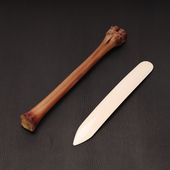 鹿骨棒alden马臀皮鹿骨片皮鞋 护理工具除皱刮痕伤痕修复塑型塑形