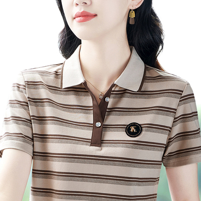 百搭运动休闲半袖翻领POLO上衣