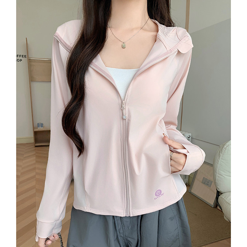 冰丝防晒衣女夏季2026新款UPF99+轻薄透气户外速干防晒服开衫外套图片