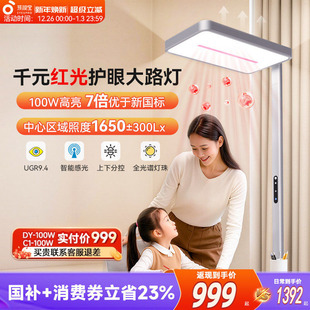 孩视宝护眼落地大路灯学习专用桌面阅读灯全光谱学生儿童立式 台灯