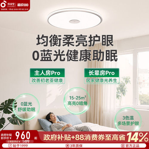 卧室客厅书房护眼主灯