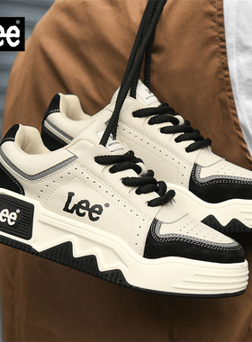 Lee男鞋2026春秋新款时尚运动板鞋男士厚底增高百搭休闲低帮潮鞋