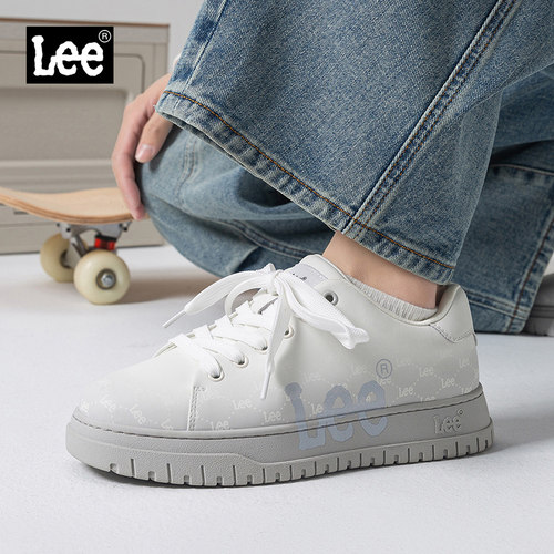 Lee新款低帮厚底运动板鞋
