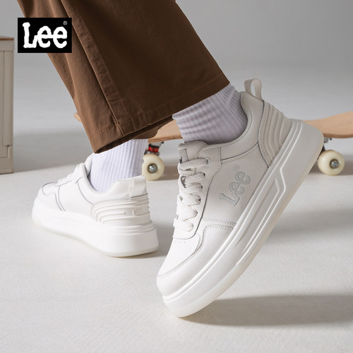 Lee软底百搭运动小白鞋男