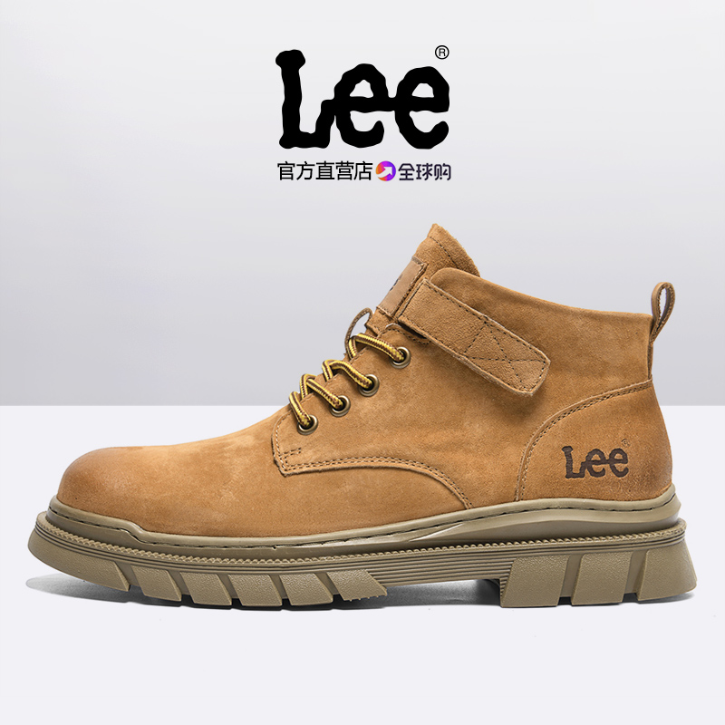 Lee户外情侣款低帮马丁靴