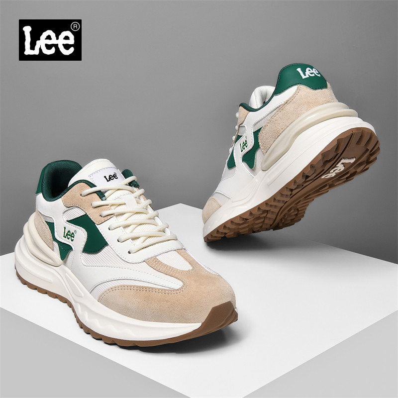 Lee官方男鞋2026新款软底阿甘鞋厚底增高男士运动鞋百搭复古跑鞋,流行男鞋,老爹鞋,淘宝优惠券,粉丝福利购,淘宝优惠卷