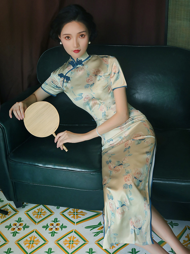 老上海旗袍改良中国风