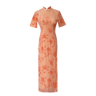 新中式绝美旗袍2024新款女夏季年轻款少女日常可穿气质长款连衣裙