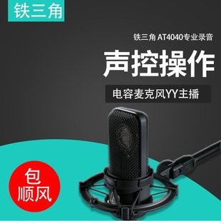 Audio 铁三角 AT4040单指向电容大振膜专业录音合唱话筒 Technica