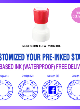 self Inking stamp customized pre inked stamp flashink stamp