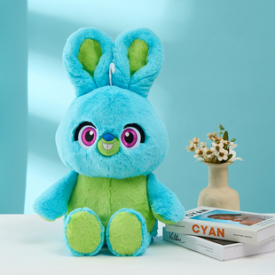 zoobies迪士尼玩具总动员4蓝兔兔哥抱枕绒毯玩偶三合一礼物