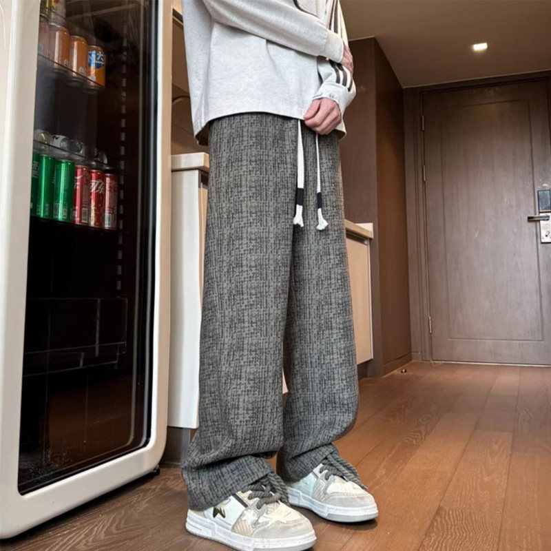 休闲裤男款宽松型热卖榜2025新款超火的巨好看的早秋版型超好看的