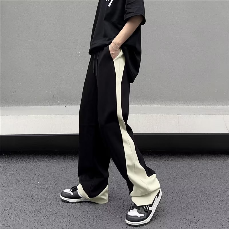 夏天休闲裤男款宽松慵懒风2025新款今年流行爆款超火的松弛感裤子