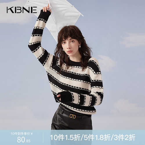 针织衫女长袖上衣毛衣女340919009