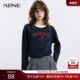 上衣女装 KBNE针织衫 新款 气质圆领长袖 卫衣修身 毛衣小个子2026秋季