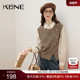 漂亮小衫 KBNE针织衫 新款 今年流行 女假两件衬衫 内搭上衣2026秋季