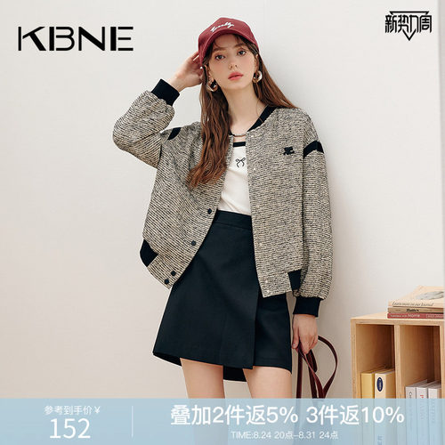 棒球服外套女小香风kbne2026秋季新款爆款独特超好看小个子上衣