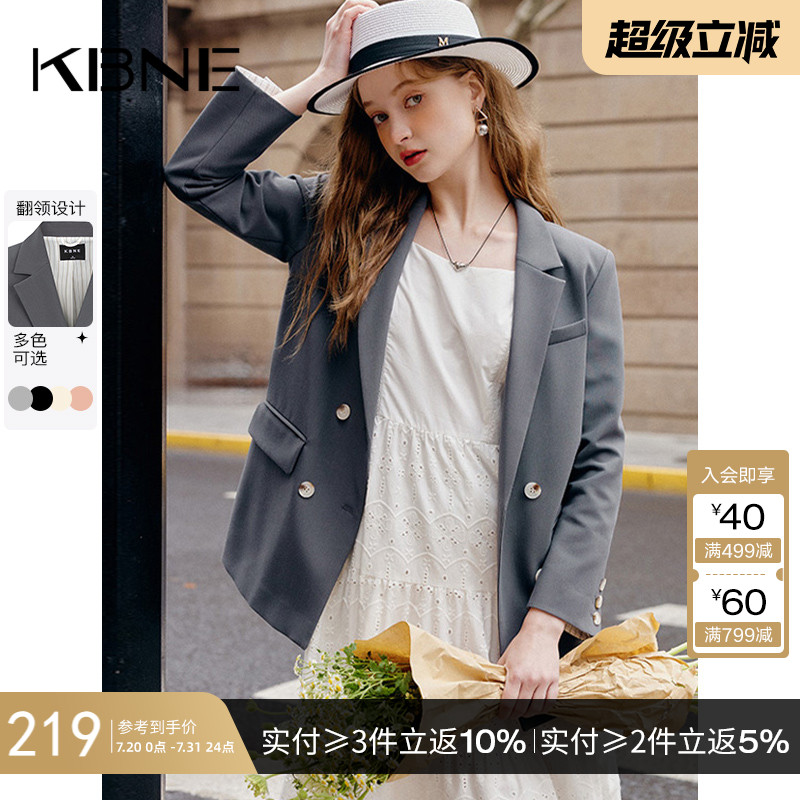 西装外套女小个子休闲职业装上衣kbne2025春季新款超好看小西服