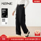 黑色薄款 工装 长裤 KBNE2026新款 宽松慵懒风直筒复古休闲阔腿裤 春秋