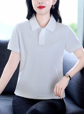 新款丝恤女夏季168-627B薄款速冰干透气宽显瘦百简松约搭圆领短袖