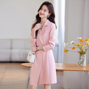 工西装女连衣裙春秋气质主人礼服播音艺考面AL770925试正装职业作