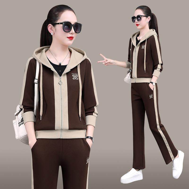 运动装女春套秋款妈76189302妈装休闲连帽外件套宽松阔新腿裤卫衣,运动/瑜伽/健身/球迷用品,其它运动用品,淘宝优惠券,粉丝福利购,淘宝优惠卷