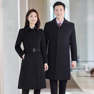 顺双面毛呢子外套冬作季长款AL740536毛呢大羊衣男女售楼处行政工