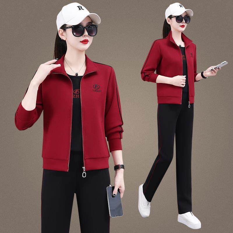 动服套装女春款秋年尚新款88050907时洋运气宽松减龄阔腿裤休闲三,运动服/休闲服装,运动套装,淘宝优惠券,粉丝福利购,淘宝优惠卷