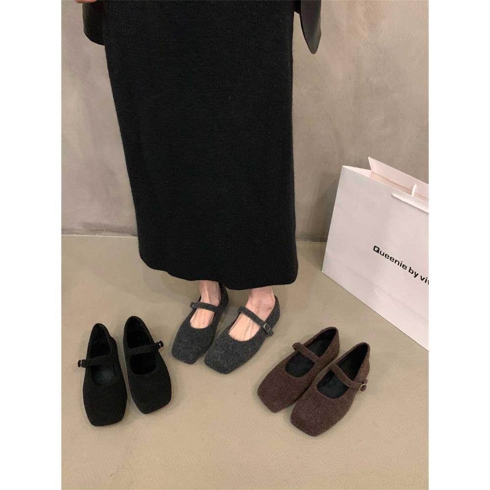 香港平底玛丽珍单鞋女鞋子2025新款秋季黑色温柔百搭加绒毛毛鞋,女鞋,玛丽珍鞋,淘宝优惠券,粉丝福利购,淘宝优惠卷