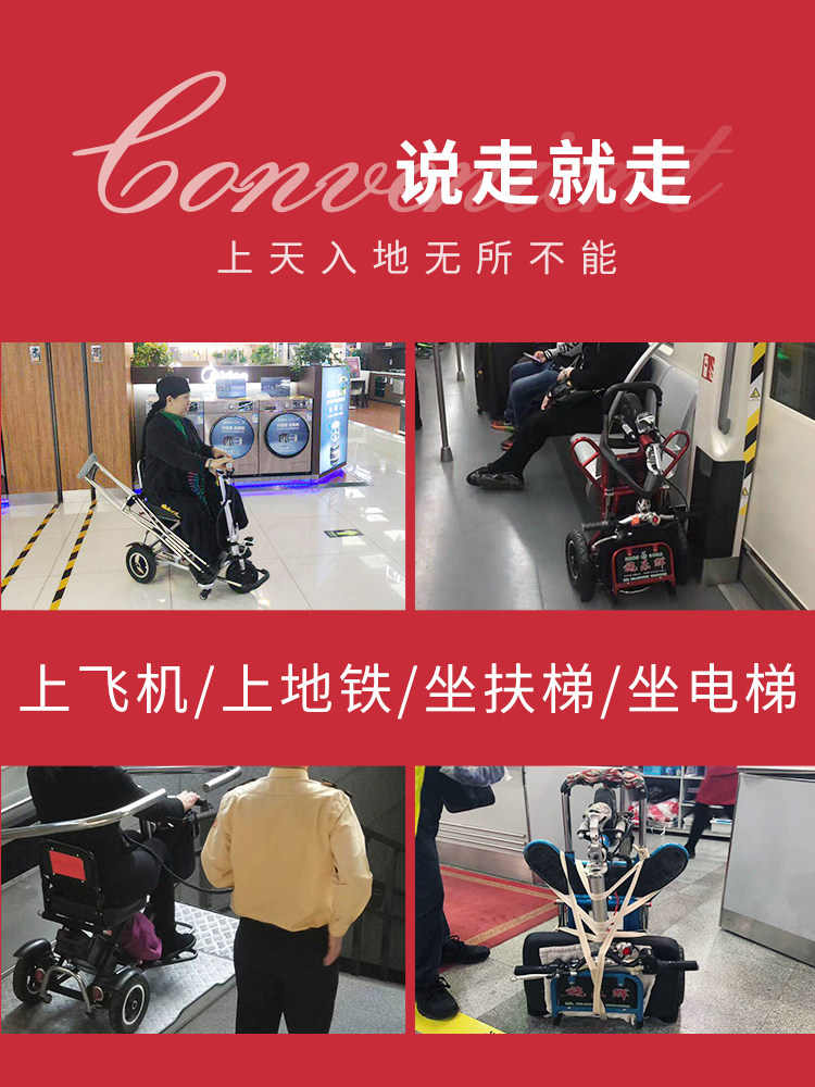 施乐辉折叠电动三轮车助力代步车残疾人家用小型双人三轮锂电瓶车