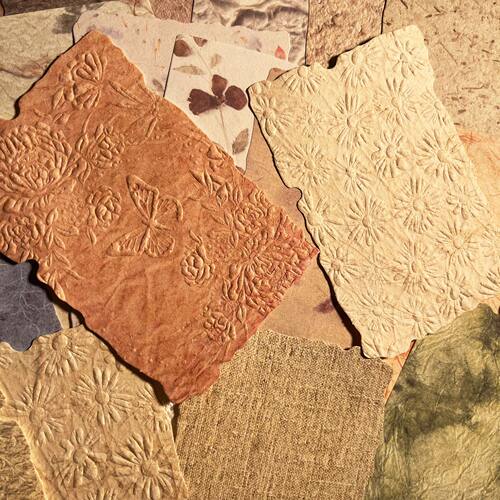 28sheets(8 Textured Papers) Relief Stereoscopic Effect DIY S