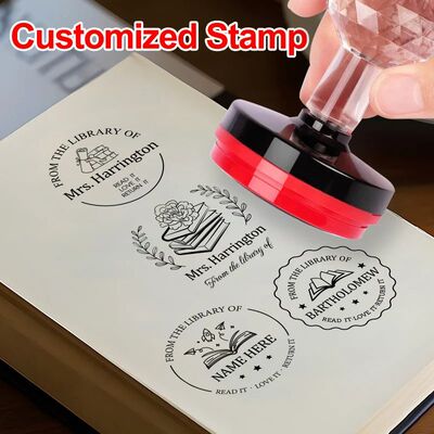 ?Ex Libris Stamp with Self-Inking - Personalized 