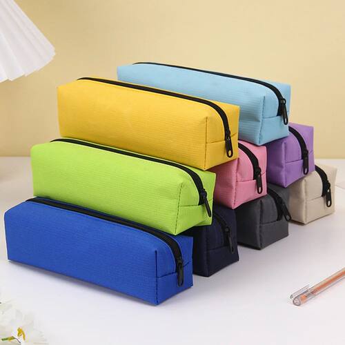 Solid Color Pencil Case Simple Pencil Bags For Student New S