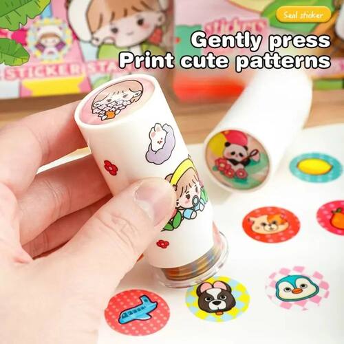 1 Set Children's Reward Stamp Toys Magic Seal Children's Col