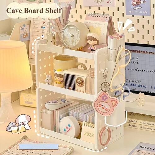Multi-functional 3-tier Desktop Organizer, Desktop Shelf, Ho