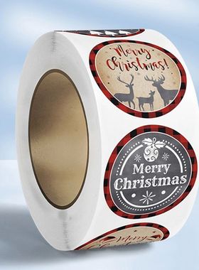 100-500pcs Christmas Stickers Xmas Labels Stickers Gift Deco