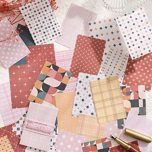 50pcs Vintage Paper Multi Style Deco Retro Stationery Suppli