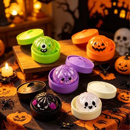 Halloween Simulation Baozi Ghost Dumpling Toy Soft Slow Elas