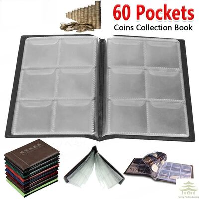 60 Pockets Artificial PU Leather Commemorative Co Collection