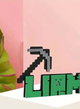 1pc pixel pickaxe ornament, creative design, home and daily