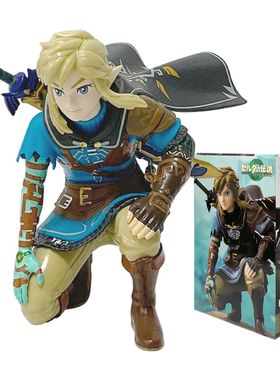 12cm Legend Of Zelda Anime Link Kingdom Of Tears Squatting P