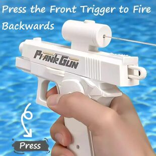 Creative Prank Double Sided Reverse Water Spray Gun Summer T