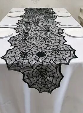 2025 Halloween Decoration Lace Spider Web Skeleton Skull Tab